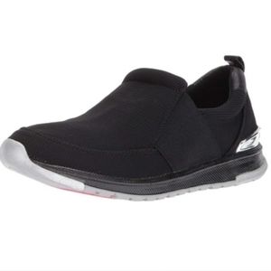 Foot Petals Slipon Athletic Walk Black 8M